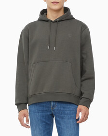 Buy 남성 롱슬리브 아카이브 플리스 후디 in color CHARCOAL