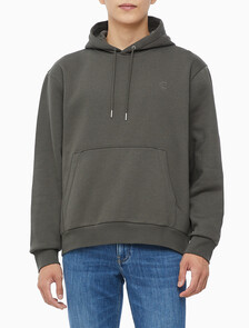 Buy 남성 롱슬리브 아카이브 플리스 후디 in color CHARCOAL