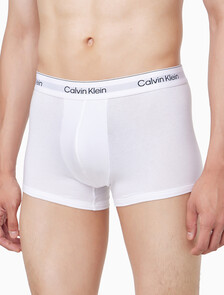 Buy 남성 아이콘 코튼 스트레치 3PK 트렁크 in color BLACK/WHITE/GREY HEATHER