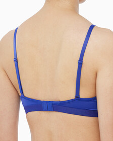 Buy 여성 퓨쳐 쉬프트 마이크로 AF 푸쉬업 브라 in color SPECTRUM BLUE/SPICY ORANGE