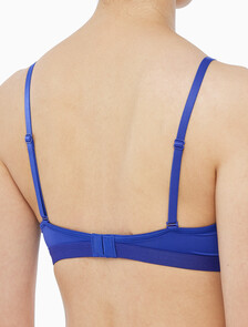 Buy 여성 퓨쳐 쉬프트 마이크로 AF 푸쉬업 브라 in color SPECTRUM BLUE/SPICY ORANGE