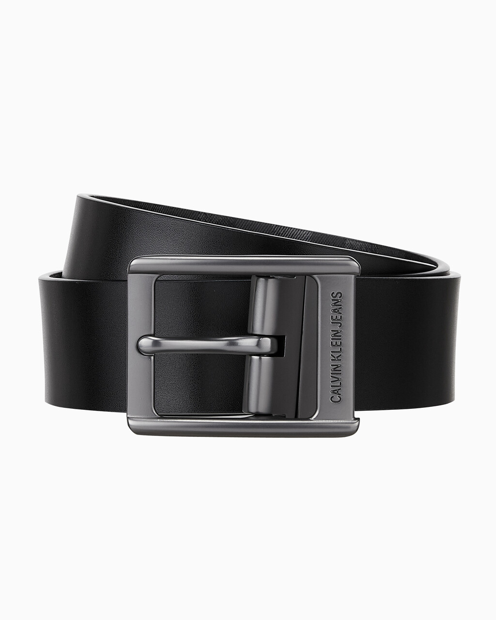Buy 남성 소가죽 38MM 양면 벨트 38MM in color BLACK PRINT/ BL
