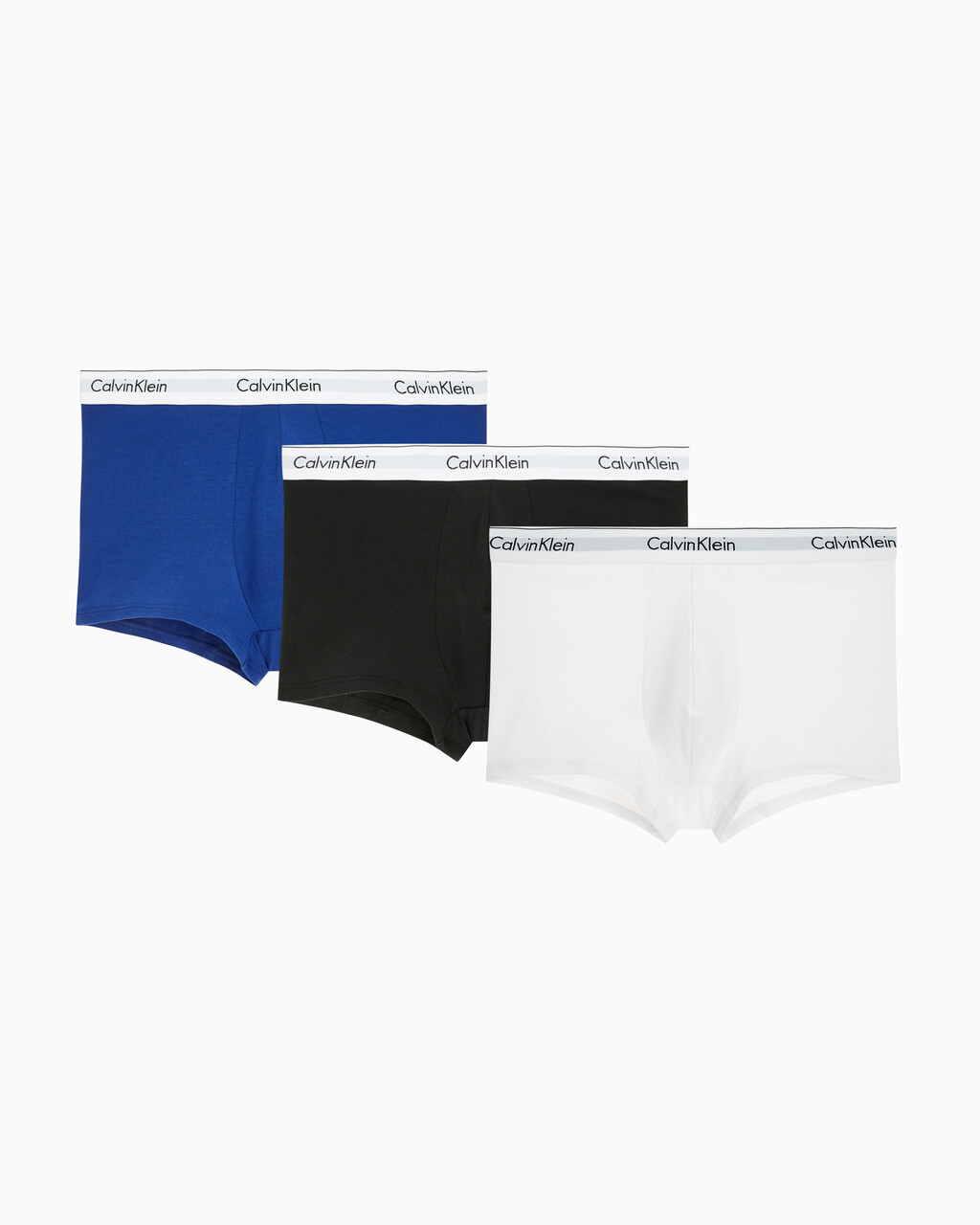 Buy [손흥민 캡슐] 남성 모던코튼 스트레치 3PK 트렁크 in color BLACK/WHITE/FIELD BLUE