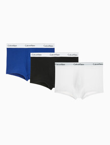 Buy [손흥민 캡슐] 남성 모던코튼 스트레치 3PK 드로즈 in color BLACK/WHITE/FIELD BLUE