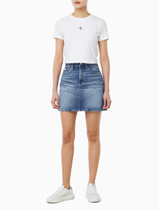 Buy 여성 90s 미니 스커트 in color VIBRANT ORANGE