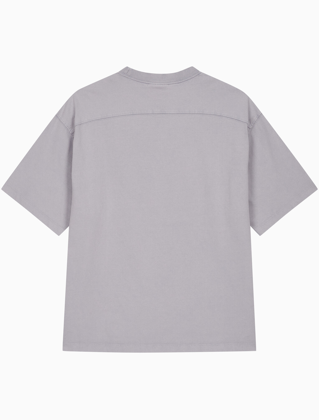 Buy 남성 릴렉스핏 저지 워시 반팔 티셔츠 in color LILAC GRAY
