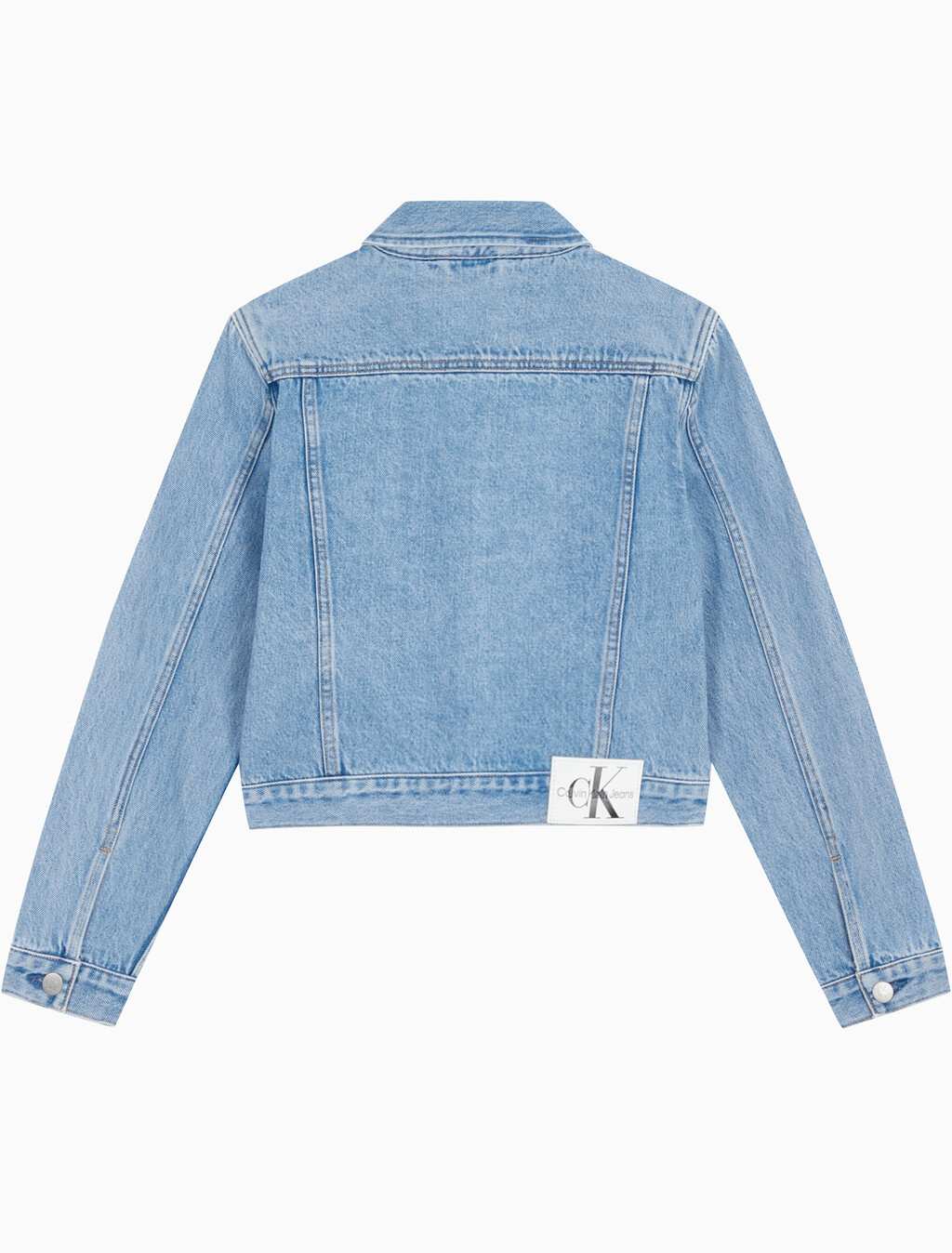 Buy 여성 크롭 90'S 데님 자켓 in color CHALKY BLUE