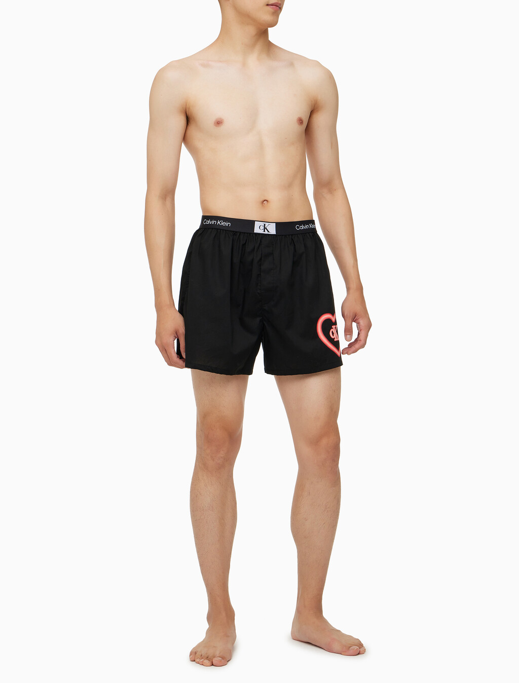 Buy 남성 CK 1996 VDAY 라운지 박서 in color BLACK