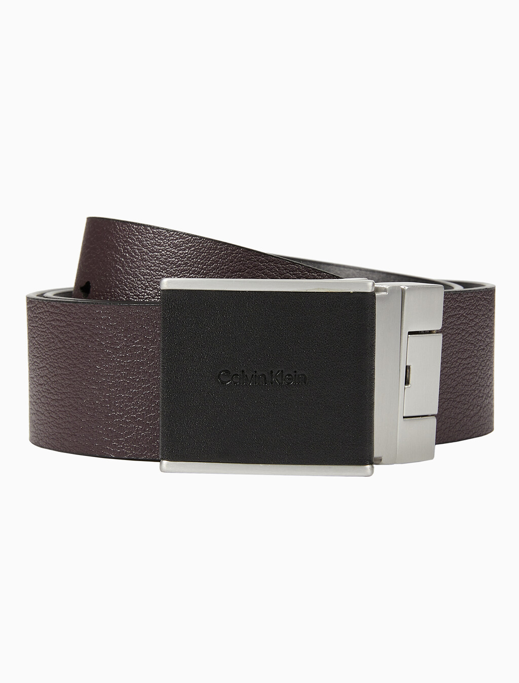 Buy 플라크 양면 벨트 35MM in color BLACK/DARK BROWN