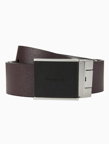 Buy 플라크 양면 벨트 35MM in color BLACK/DARK BROWN