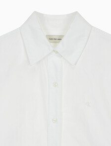 Buy 여성 옥스퍼드 롱슬리브 셔츠 in color BRIGHT WHITE