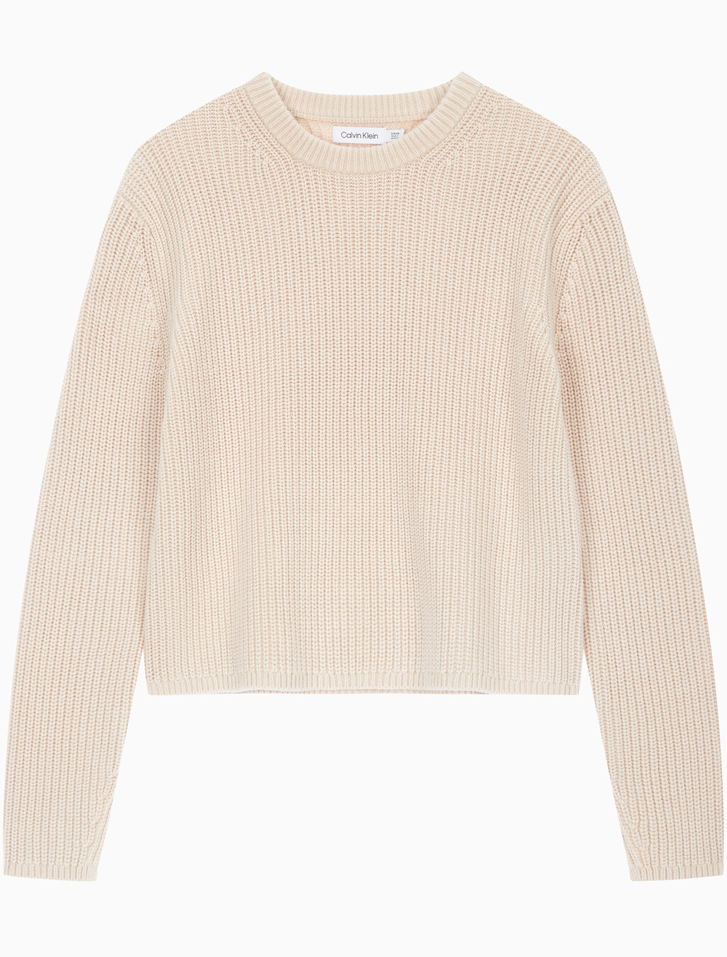 Buy 여성 롱슬리브 라운드넥 스웨터 in color NEUTRAL TAN