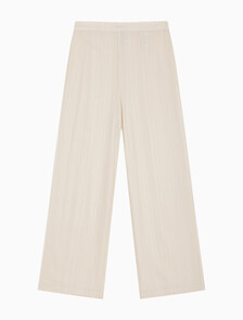 Buy 여성 우븐 비스코스 팬츠 in color TEXTURED STRIPE PELICAN