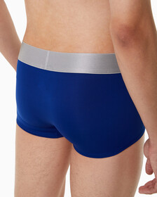 Buy 남성 리컨시더드 스틸 마이크로 3PK 로우라이즈 트렁크 in color MIDNIGHT BLUESIGNATURE BLUECLAY GREY