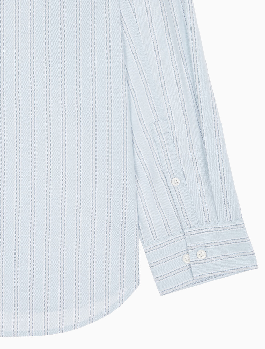 Buy 남성 릴렉스핏 옥스포드 스트라이프 셔츠 in color LIGHT BLUE