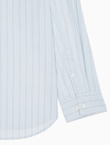 Buy 남성 릴렉스핏 옥스포드 스트라이프 셔츠 in color LIGHT BLUE