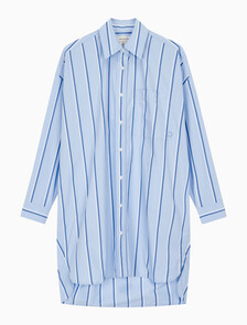 Buy 여성 스트라이프 셔츠 드레스 in color CHAMBRAY BLUE