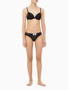 Buy 여성 1996 로고 레이스 AF 푸쉬업 플런지 브라 in color BLACK