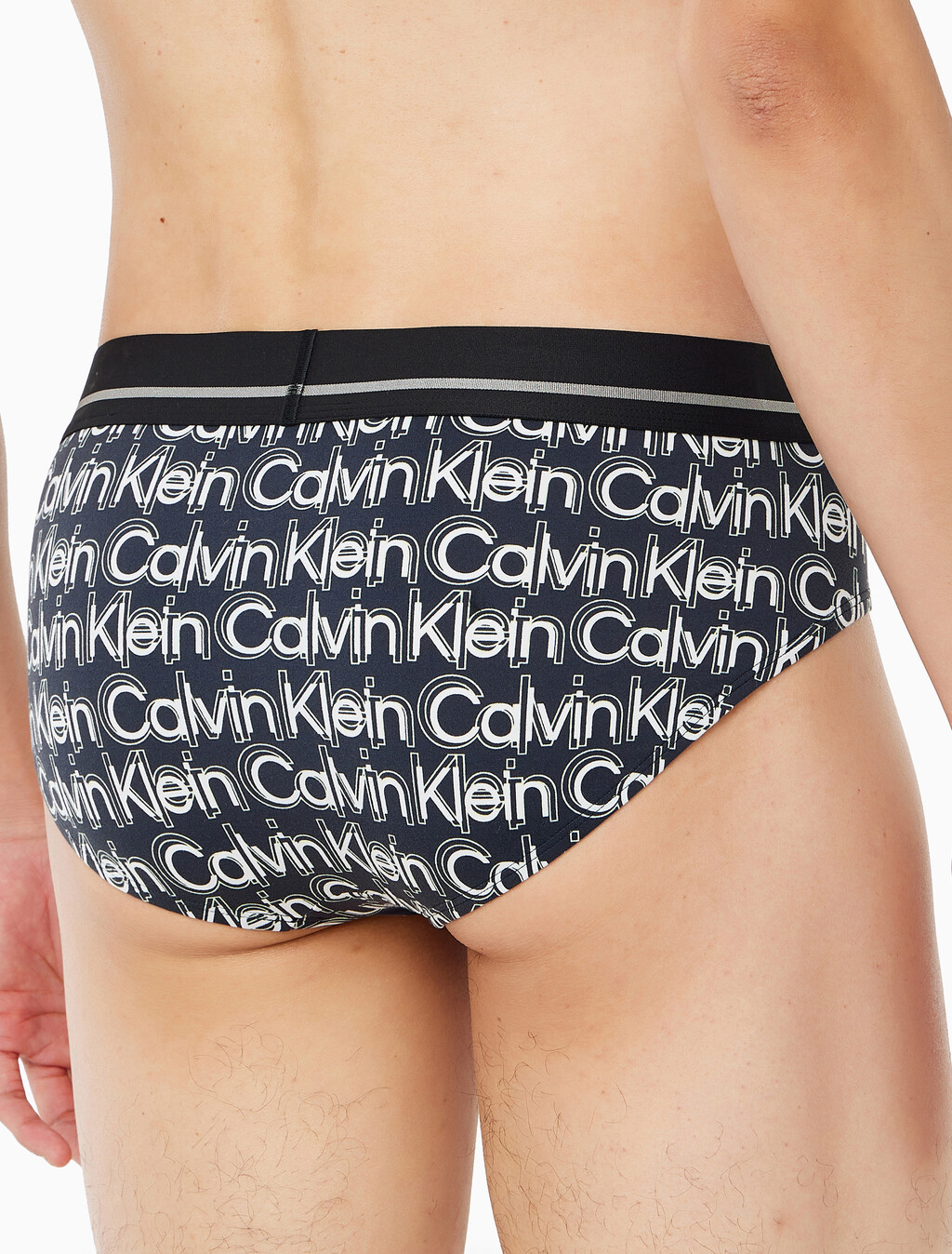 Buy 남성 뉴 사인 로고 힙브리프 in color Black Print