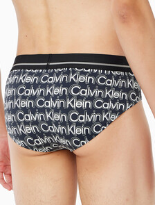 Buy 남성 뉴 사인 로고 힙브리프 in color Black Print