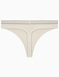 Buy 여성 토널 로고 코튼 T팬티 in color IVORY