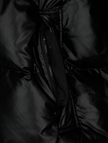 Buy 남녀공용 스탠드 카라 글로시 다운 푸퍼 자켓 in color CK BLACK