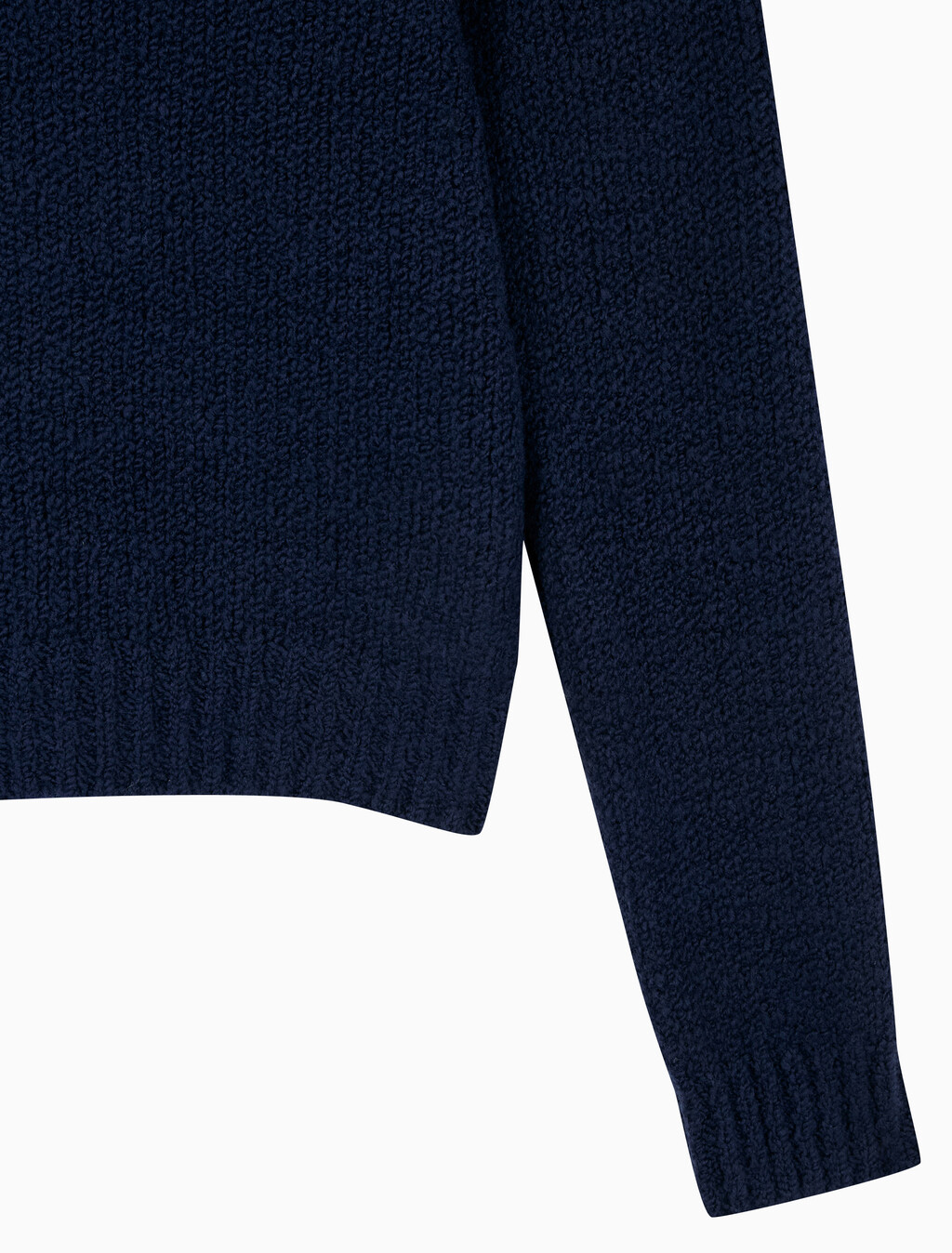 Buy 여성 L/S 부클레 폴로 in color DARK SAPPHIRE