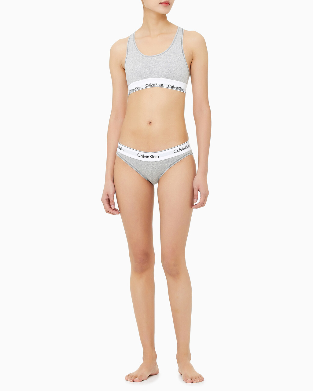 Buy 여성 모던 코튼 AF 브라렛 in color GALAXY GREY