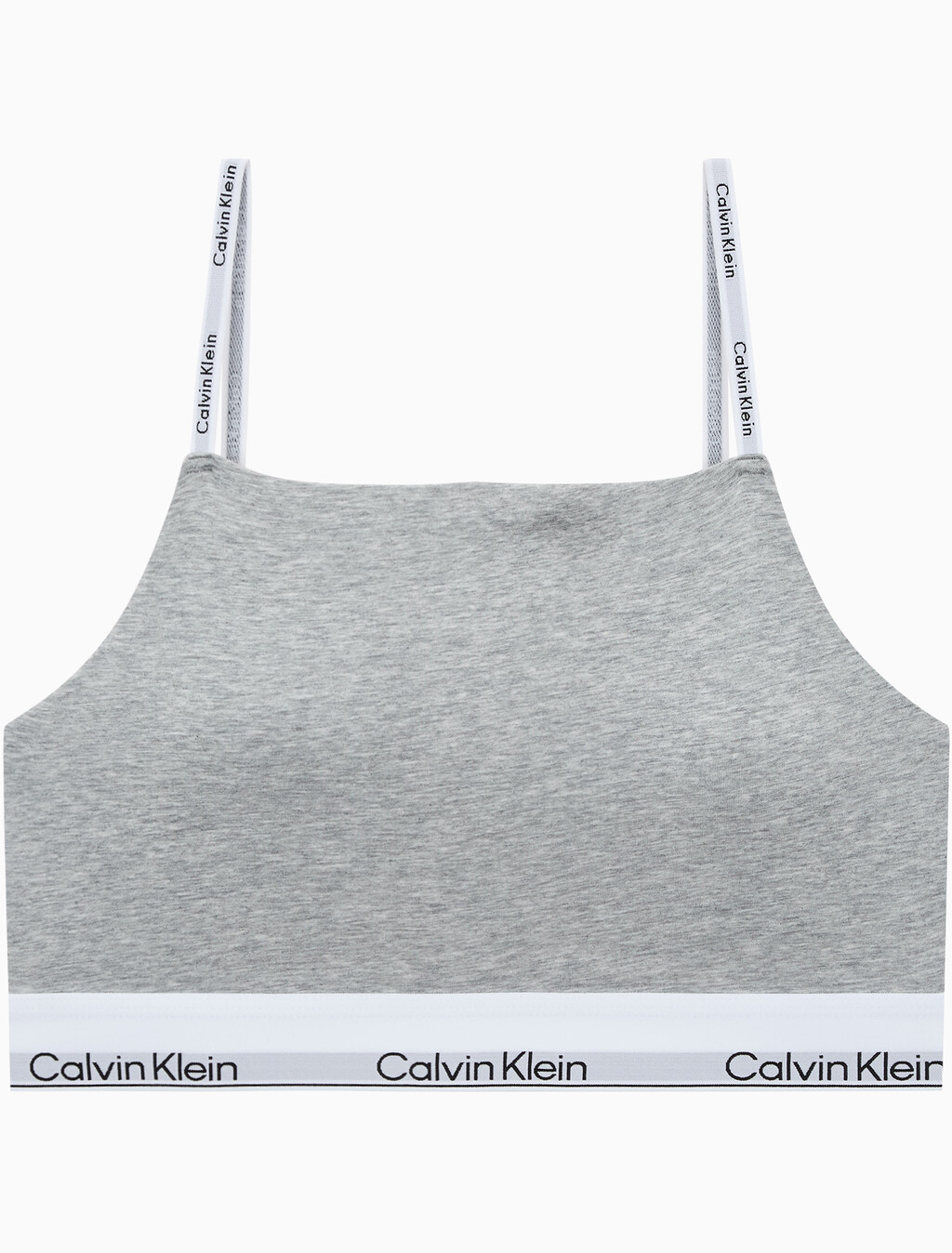 Buy 여성 아이콘 코튼 모달 백리스 브라렛 in color GREY HEATHER