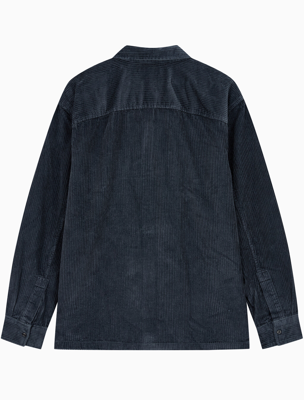 Buy 남성 릴렉스핏 코듀로이 포켓 긴팔 셔츠 in color Dark Blue