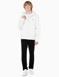 Buy 남성 바디핏 기모 블랙 데님 in color WASHED BLACK LOGO LACE