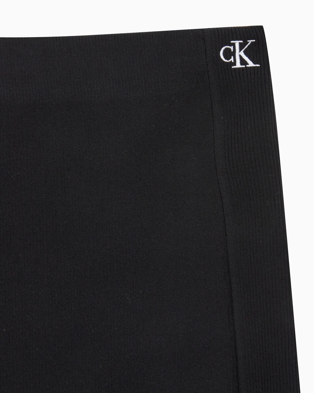 Buy 여성 백 지퍼 디테일 니트 스커트 in color CK BLACK