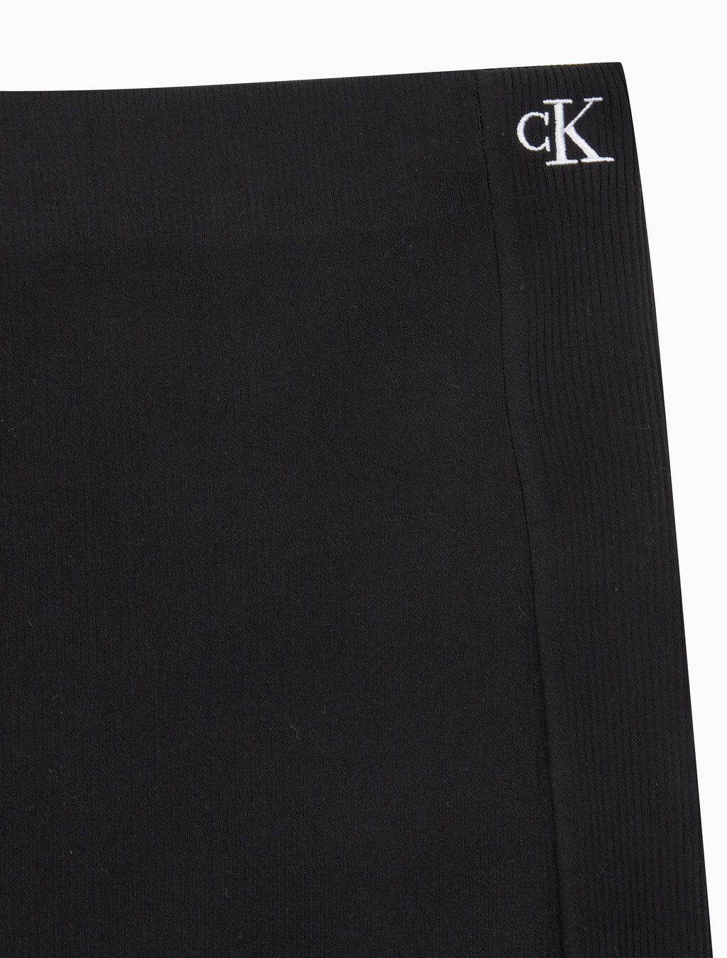 Buy 여성 백 지퍼 디테일 니트 스커트 in color CK BLACK