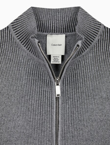 Buy 여성 L/S 풀 집업 스웨터 in color Grey