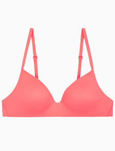 Buy 여성 퍼펙틀리 핏 AF 와이어프리 티셔츠 브라 in color CORAL