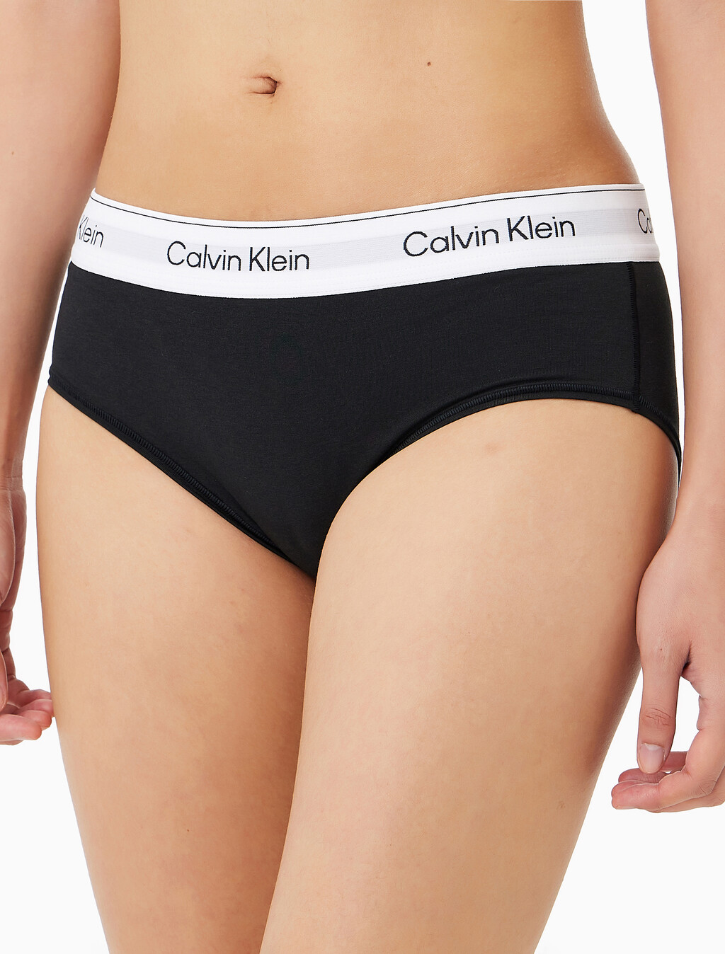 Buy 여성 아이콘 코튼 모달 AF 힙스터 in color BLACK