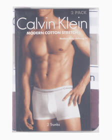 Buy 남성 모던 코튼 2PK 트렁크 in color STATELITE, HUCKLEBERRY