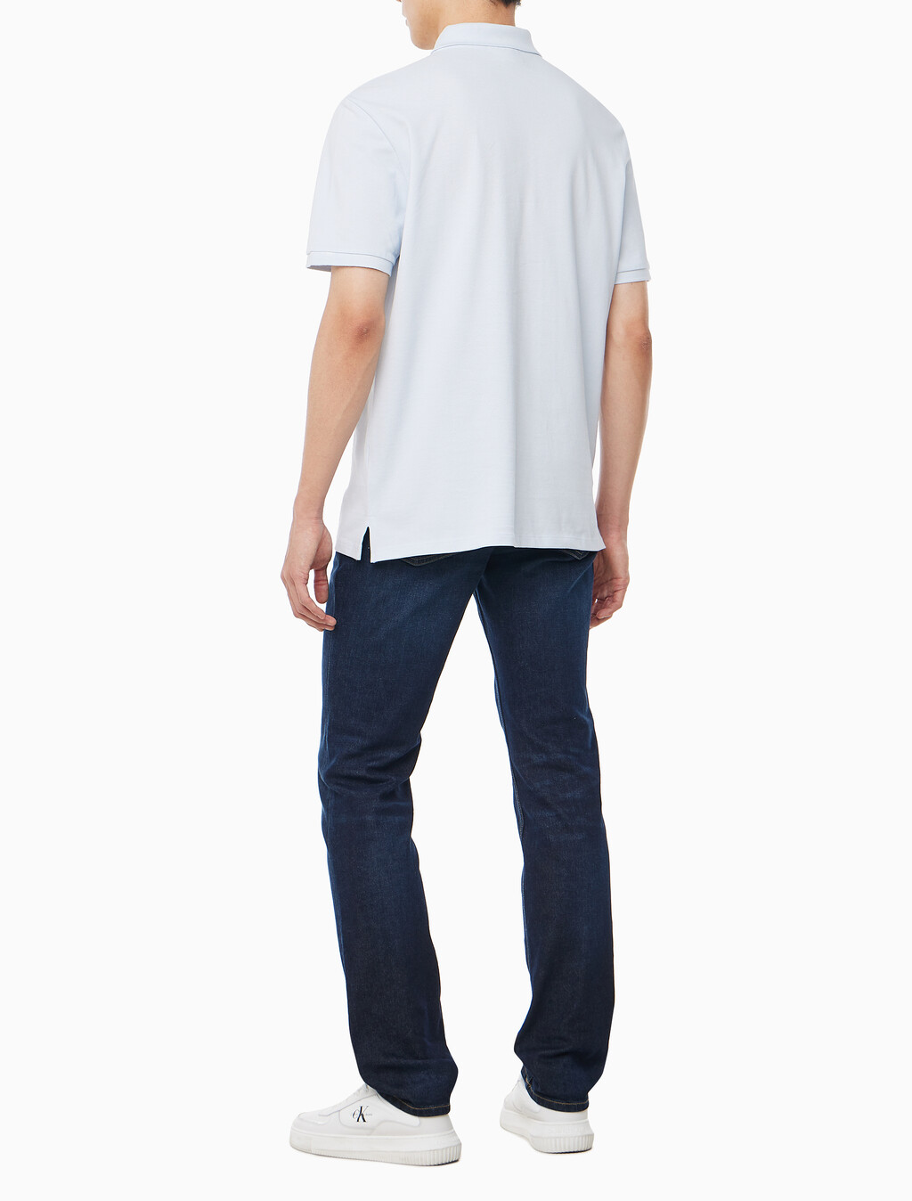 Buy 남성 레귤러핏 피케 반팔 클래식 폴로 티셔츠 in color LIGHT BLUE