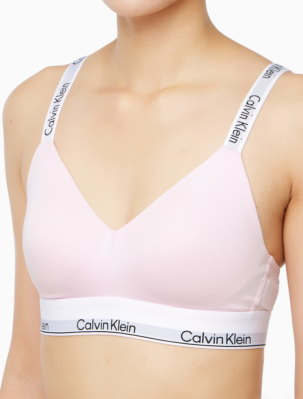 Buy 여성 아이콘 코튼 모달 브라렛 (H&E) in color Pink