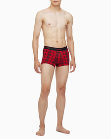 Buy 남성 모던코튼 홀리데이 패션 트렁크 in color RED/BLACK