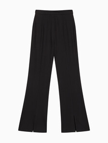 Buy 여성 밀라노 테이퍼드 플레어팬츠 in color CK BLACK