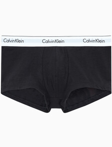 Buy 남성 모던 코튼 스트레치 4PK 로우 라이즈 드로즈 in color BLACK