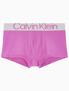 Buy 남성 CK 리컨시더드 스틸 마이크로 로우라이즈 드로즈 3PK in color BLUE/CHARCOAL/PINK