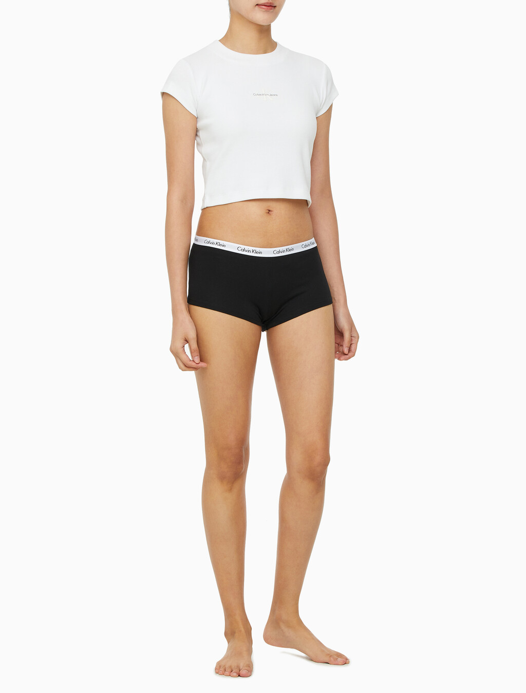 Buy 여성 캐러셀 3PK 보이쇼츠 in color BLACKGREY HEATHERWHITE