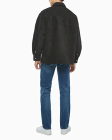 Buy 남성 코듀로이 셔츠 퀼티드 자켓 in color CK BLACK