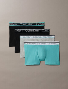 Buy 남성 WB 코튼 스트레치 버라이어티 팩 트렁크 4PK in color mint / grey / black / black 