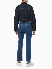 Buy 여성 린스 데님 자켓 in color TENCEL RINSE BLUE