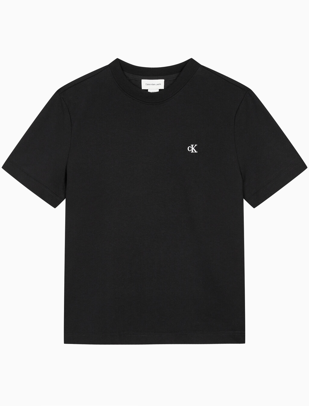 Buy 여성 아카이브 로고 크루넥 티셔츠 in color BLACK