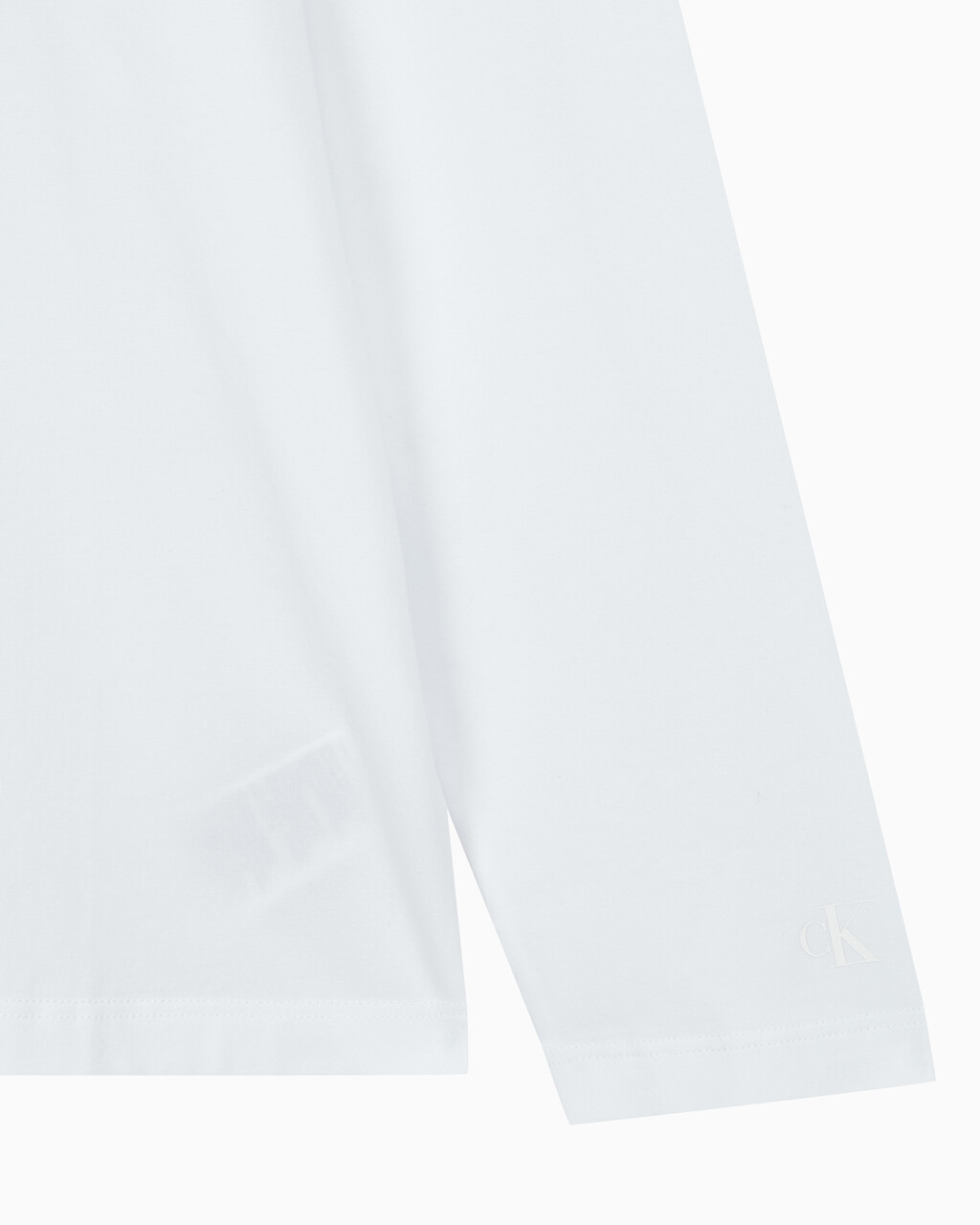 Buy 남성 레귤러핏 인스티튜셔널 긴팔 티셔츠 in color BRIGHT WHITE