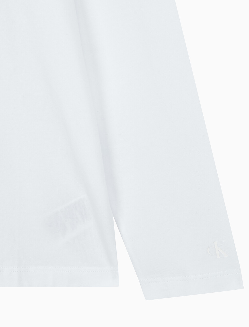 Buy 남성 레귤러핏 인스티튜셔널 긴팔 티셔츠 in color BRIGHT WHITE
